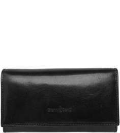 Кожаный кошелек с тремя отделами для купюр Gianni Conti