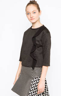 Свитшот с вертикальным воланом Frankie Morello