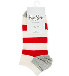 Носки из хлопка в полоску Happy Socks