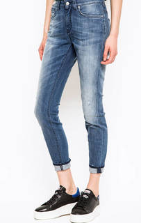 Синие джинсы с высокой посадкой Drykorn