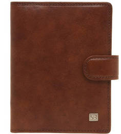 Кожаная обложка для автодокументов на кнопке Sergio Belotti