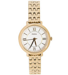 Часы с тонким металлическим браслетом Fossil