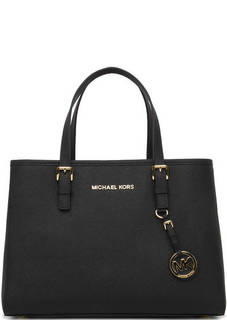 Сумка из cафьяновой кожи с дополнительным ремнем Michael Michael Kors