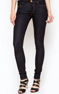 Темно-синие джинсы скинни Replay