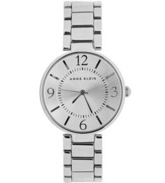 Часы круглой формы с металлическим браслетом Anne Klein