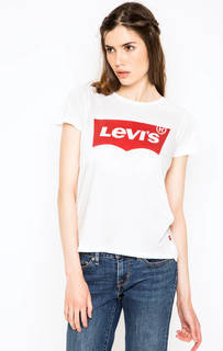 Белая футболка с логотипом бренда Levis®