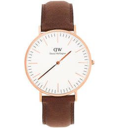 Часы с кожаным браслетом Daniel Wellington