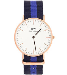 Часы с циферблатом круглой формы Daniel Wellington