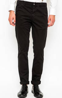Хлопковые однотонные чиносы Calvin Klein Jeans