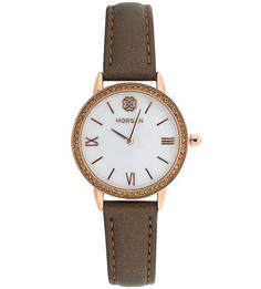 Часы с перламутровым циферблатом и римскими цифрами Morgan