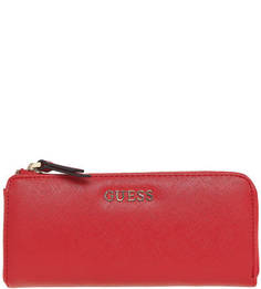 Кожаный кошелек на молнии Guess