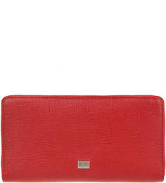 Кожаный кошелек на молнии Mano