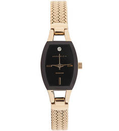 Часы с золотистым металлическим браслетом Anne Klein