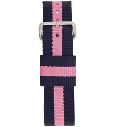 Текстильный ремешок для часов в полоску Daniel Wellington