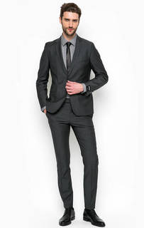 Классический серый костюм из шерсти Strellson