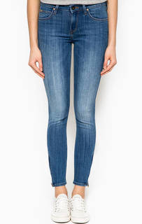 Синие джинсы скинни Lee
