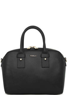 Кожаная сумка на двухзамковой молнии Furla