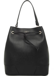 Кожаная сумка на кулиске Furla