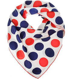 Шелковый платок в горошек Eleganzza