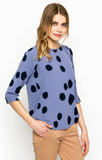 Блуза в горошек с рукавами 3/4 Ichi