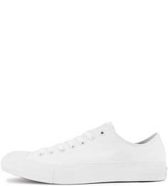 Белые текстильные кеды Converse