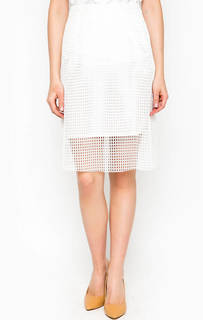 Ажурная белая юбка Armani Jeans