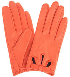 Кожаные перчатки с шелковой подкладкой Eleganzza