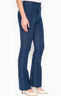 Расклешенные синие брюки Drykorn