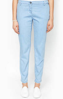 Голубые брюки чиносы Trussardi Jeans