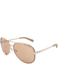 Солнцезащитные очки с металлической оправой Michael Kors
