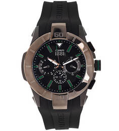 Часы с черным ремешком Cerruti 1881