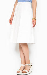 Белая юбка расклешенного кроя Michael Michael Kors