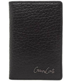 Кожаная обложка для автодокументов с логотипом бренда Gianni Conti