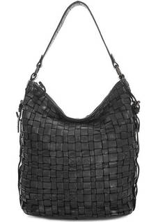 Кожаная сумка с широкой ручкой и плечевым ремнем Gianni Conti