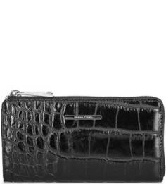 Кошелек из натуральной кожи с выделкой под рептилию Gianni Conti