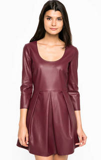 Короткое платье из искусственной кожи Patrizia Pepe