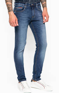 Зауженные джинсы с контрастной строчкой Hilfiger Denim