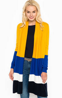 Длинный кардиган из хлопка и шерсти Tommy Hilfiger