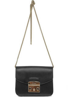 Маленькая кожаная сумка через плечо Furla