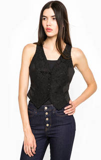 Короткий жилет из хлопка и полиамида Marciano Guess