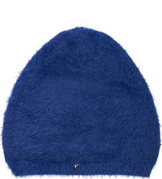 Синяя шапка из полиамида Guess