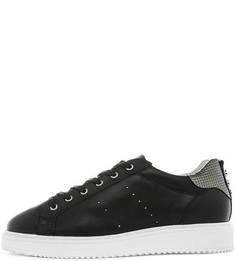 Кожаные кеды на шнуровке Bronx