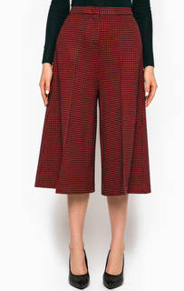 Красные брюки кюлоты Pinko