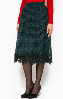 Ажурная бирюзовая юбка Pinko