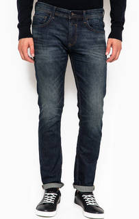Темно-синие зауженные джинсы Tom Tailor Denim