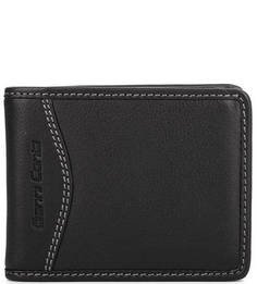 Черное кожаное портмоне Gianni Conti