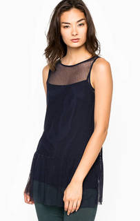 Синий кружевной топ Liu Jo