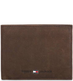 Портмоне из нубука с двумя отделами для купюр Tommy Hilfiger