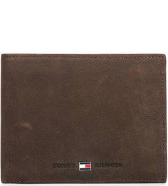 Портмоне из нубука с отделением для мелочи на кнопке Tommy Hilfiger