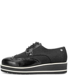 Кожаные полуботинки с текстильными вставками Tommy Hilfiger